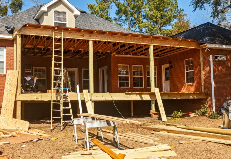 A Frame Roof Installation in Leonardtown, MD