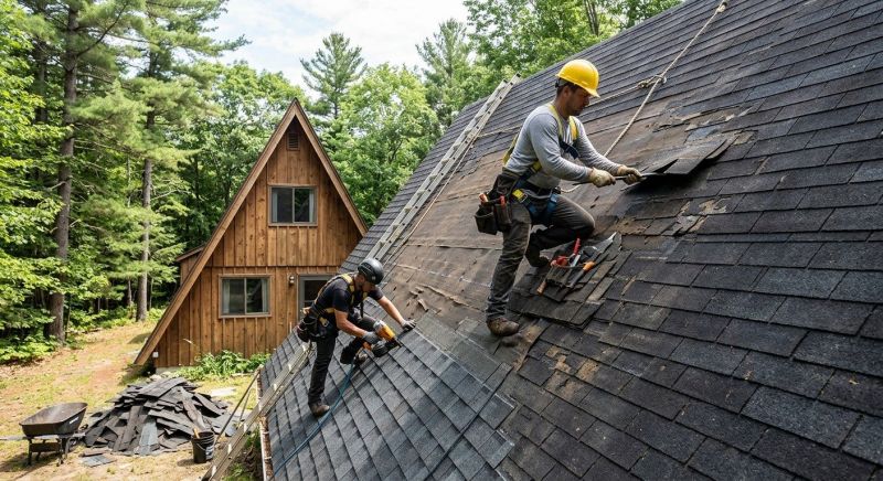 A Frame Roof Repair in Leonardtown, MD
