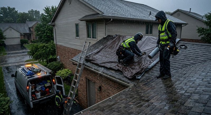 A Frame Roof Repair in Leonardtown, MD