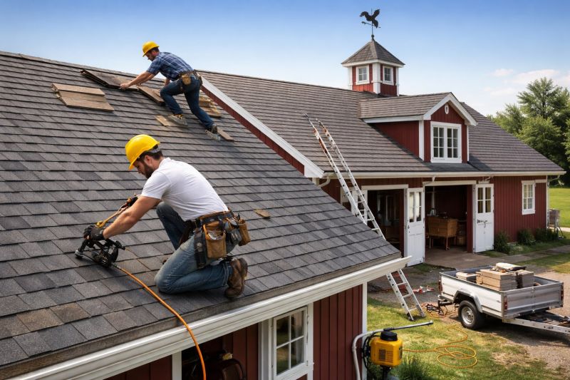 Our team working on Roofing Service projects in Leonardtown, MD