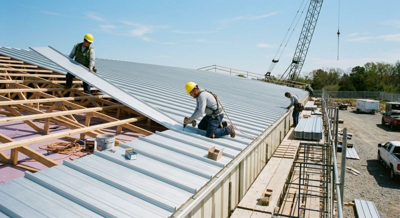 Aluminum Roof Installation in Hollywood, MD