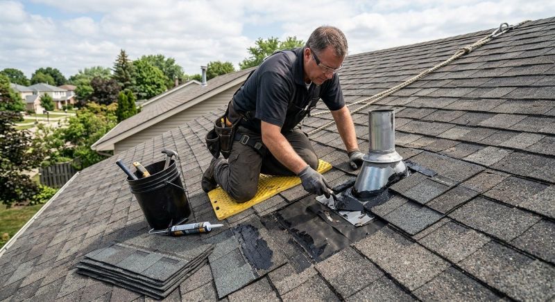 Asphalt Roof Leak Repair in Hollywood, MD