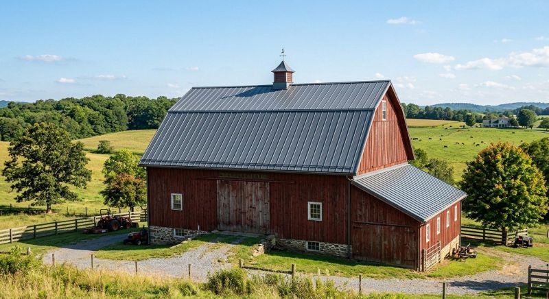 Barn Roof Replacement in Leonardtown, MD