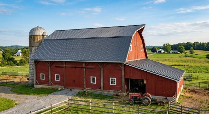 Barn Roof Replacement in Saint Leonard, MD