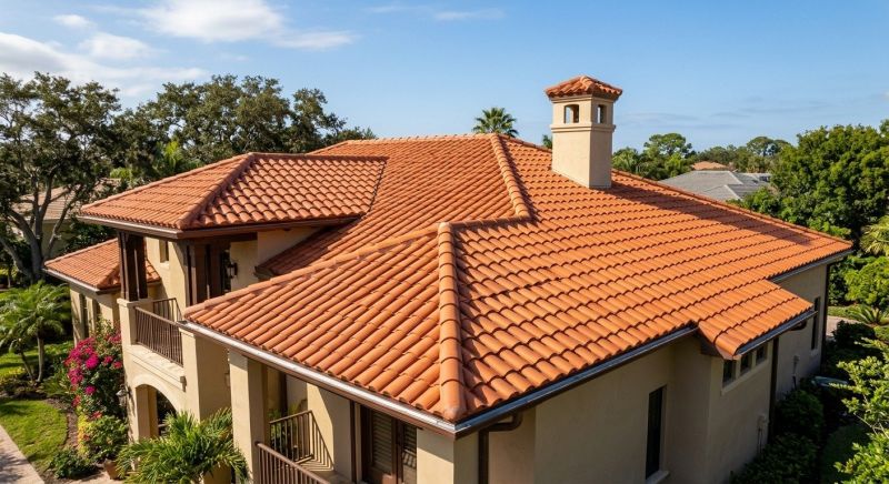 Barrel Tile Roof Installation in Leonardtown, MD