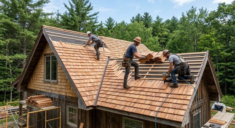 Cedar Roof Installation in La Plata, MD
