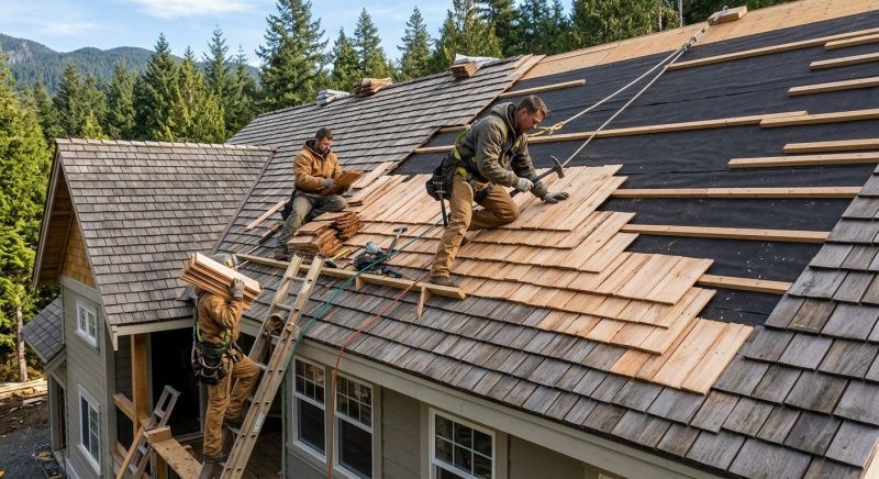 Cedar Roof Installation in Lexington Park, MD