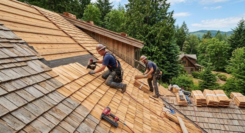 Cedar Roof Installation in Lexington Park, MD