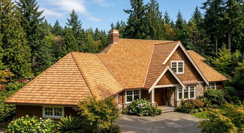 Cedar Roof Installation in Leonardtown, MD