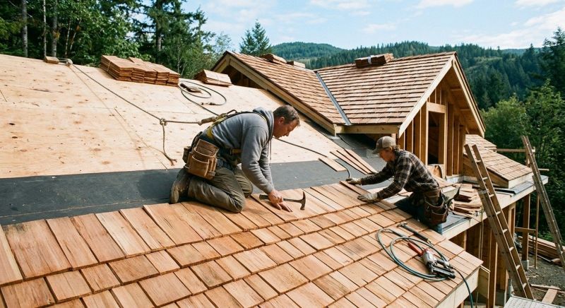 Cedar Shake Roof Construction in Leonardtown, MD