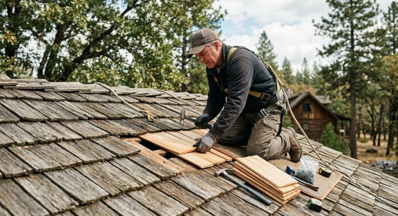 Cedar Shake Roof Repair in Colonial Beach, VA