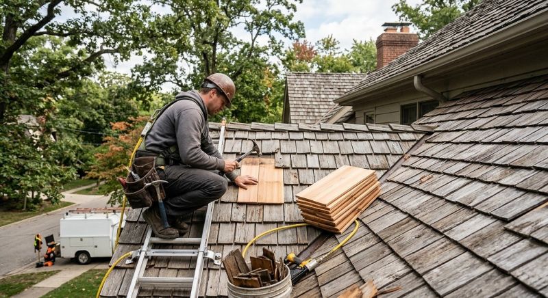 Cedar Shingles Repair in California, MD