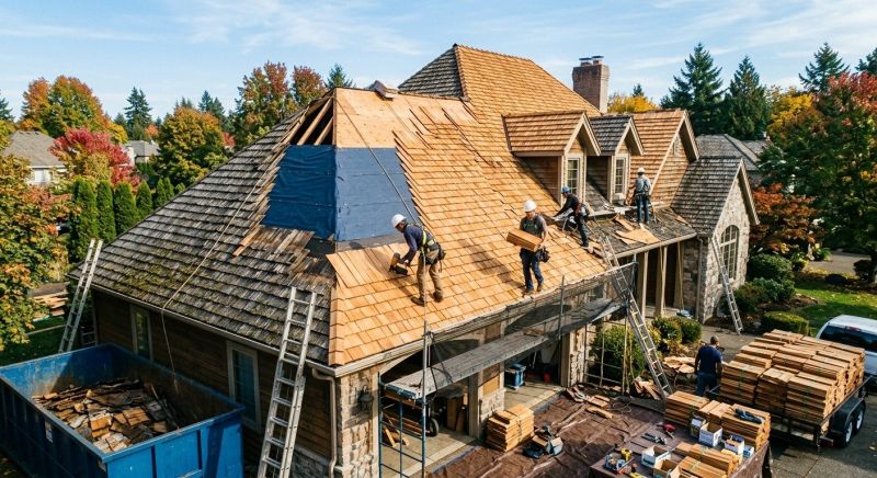Cedar Shingles Replacement in California, MD