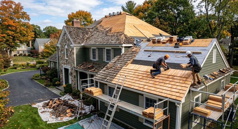 Cedar Shingles Replacement in Hollywood, MD