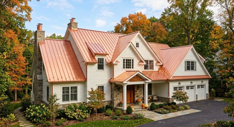 Copper Roof Replacement in Leonardtown, MD
