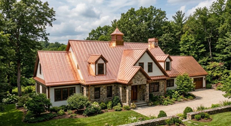 Copper Roof Replacement in Leonardtown, MD