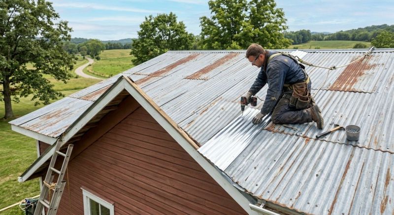 Corrugated Roof Repair in Lusby, MD