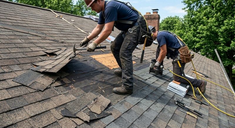 Damaged Roof Repair in Lexington Park, MD