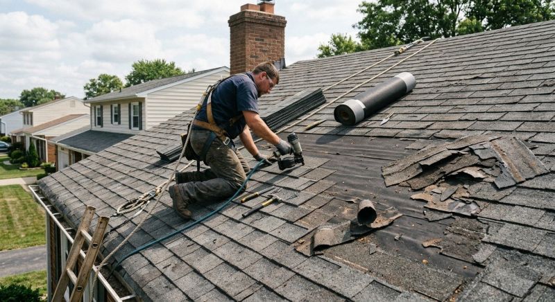 Damaged Roof Repair in Leonardtown, MD