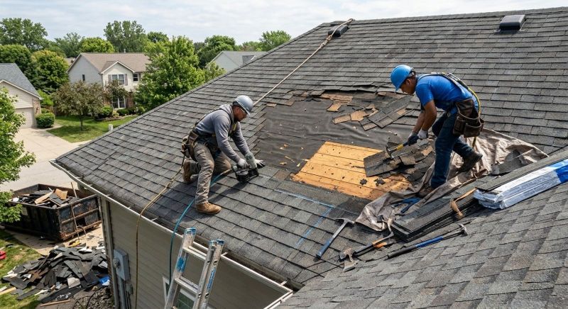 Damaged Roof Repair in Leonardtown, MD