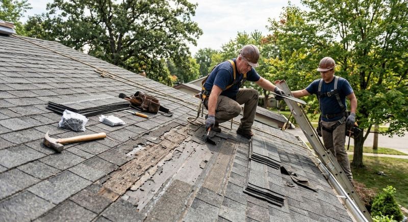 Damaged Roof Repair in Mechanicsville, MD