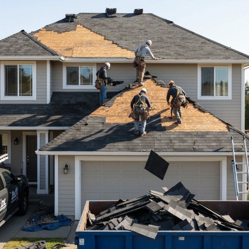 Damaged Roof Replacement in Saint Inigoes, MD