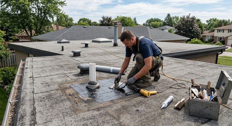 Flat Roof Repair in La Plata, MD