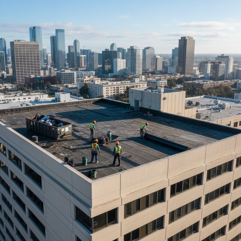 Flat Roof Replacement in Kinsale, VA