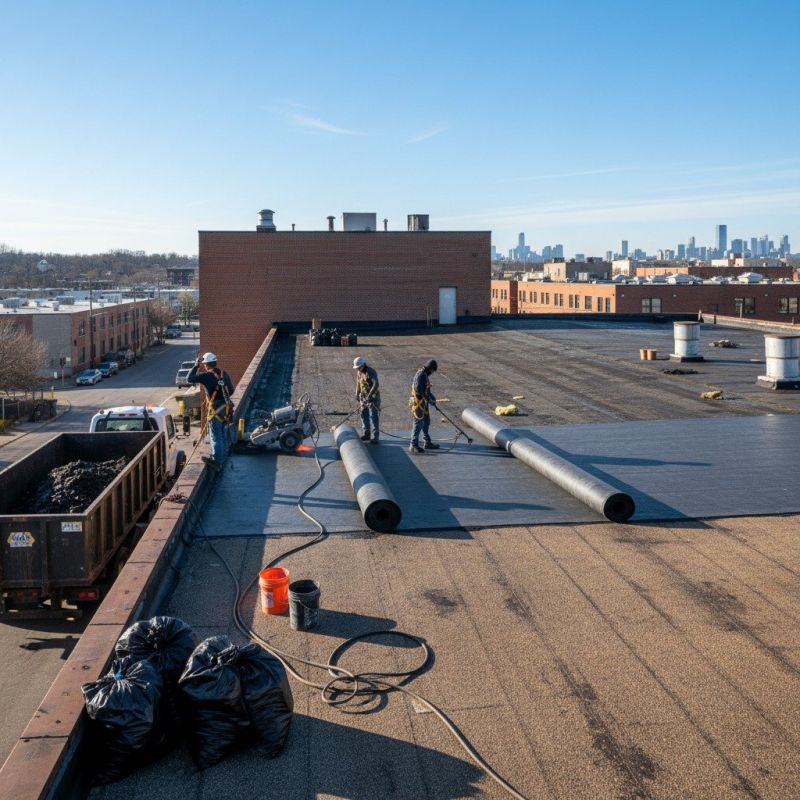 Flat Roof Replacement in Lusby, MD
