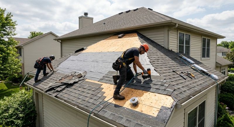 Hip Roof Shingle Repair in Leonardtown, MD