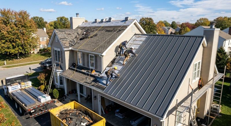 Metal Roof Replacement in Calvert County, MD
