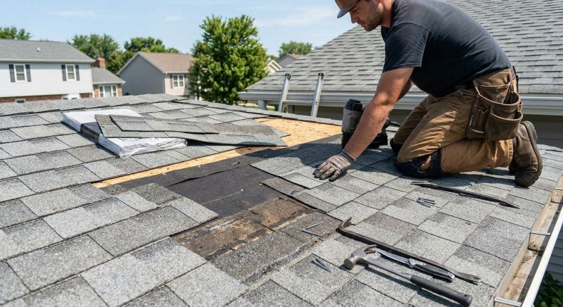 Ridge Cap Repair in Leonardtown, MD