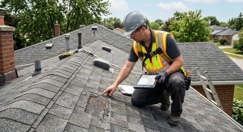 Roof Damage Inspection in Lusby, MD