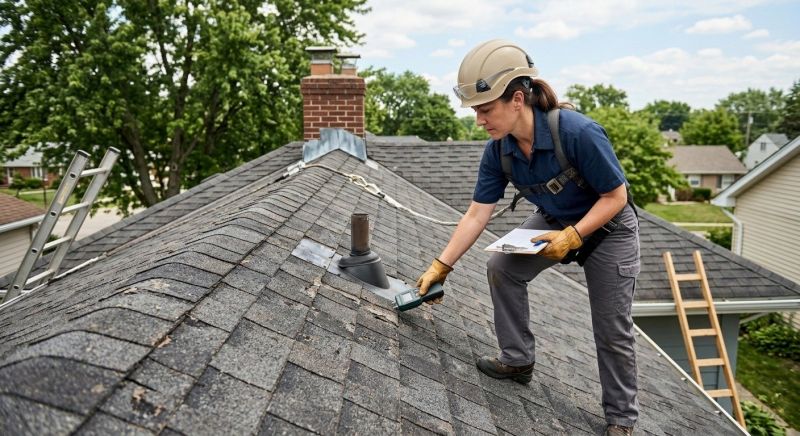 Roof Damage Inspection in Mechanicsville, MD