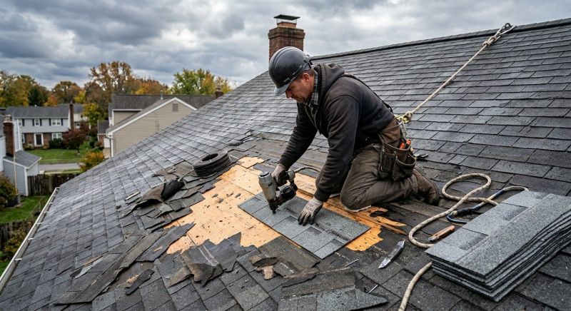 Roof Damage Repair in Kinsale, VA