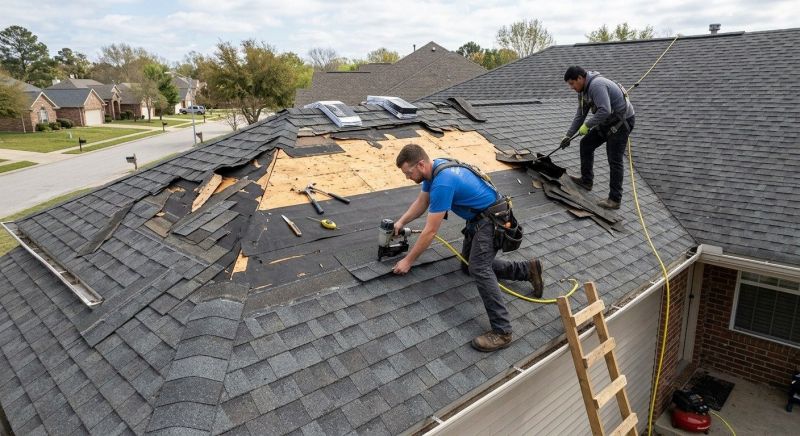 Roof Damage Restoration in Kinsale, VA