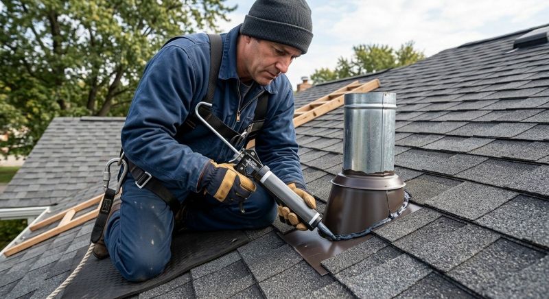 Roof Vent Flashing Repair in Leonardtown, MD