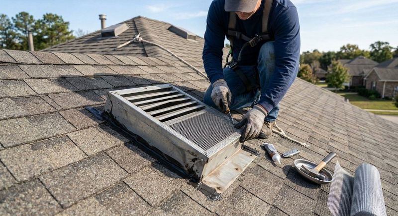 Roof Vent Flashing Repair in Leonardtown, MD