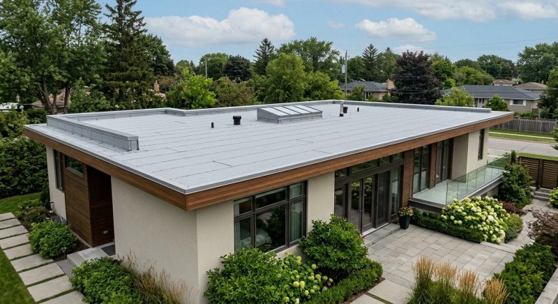 Single Ply Roof Installation in Kinsale, VA