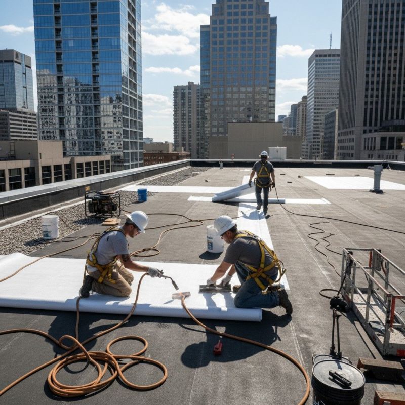 Single Ply Roof Repair in Great Mills, MD