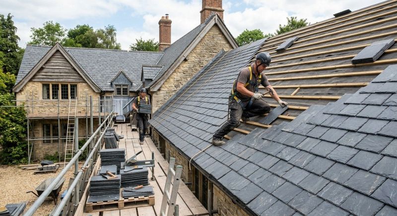 Slate Roof Construction in Leonardtown, MD