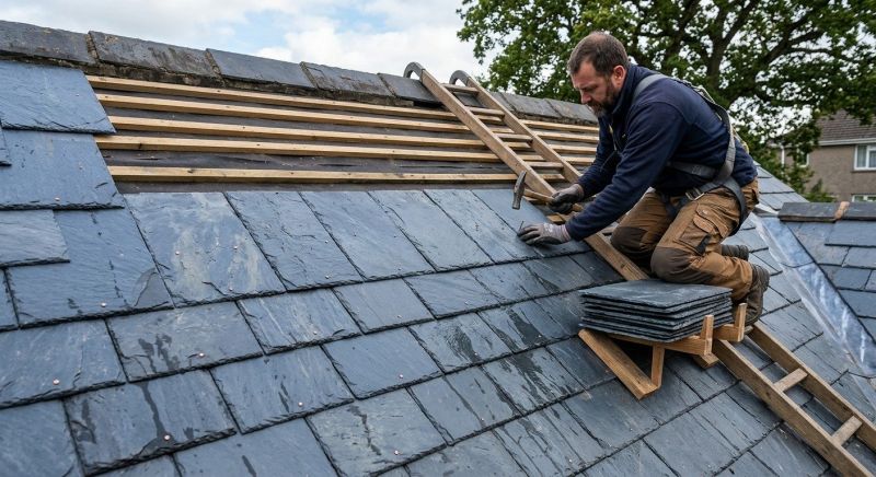Slate Roof Installation in Saint Leonard, MD