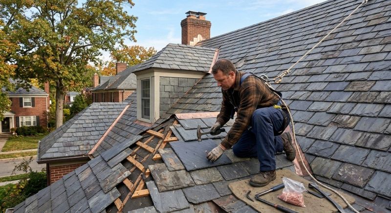 Slate Roof Repair in Great Mills, MD