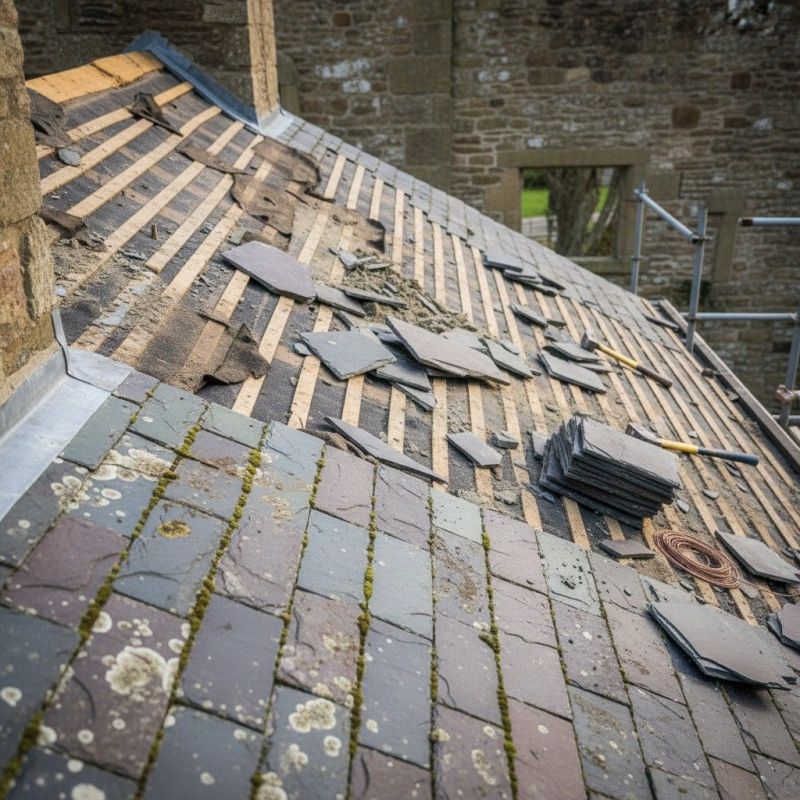 Slate Roof Replacement in Lexington Park, MD