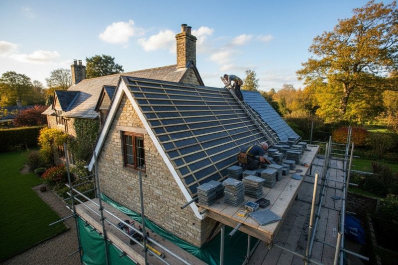 Slate Roof Replacement in Montross, VA