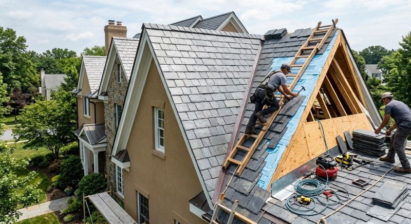 Slate Shingles Repair in Kinsale, VA