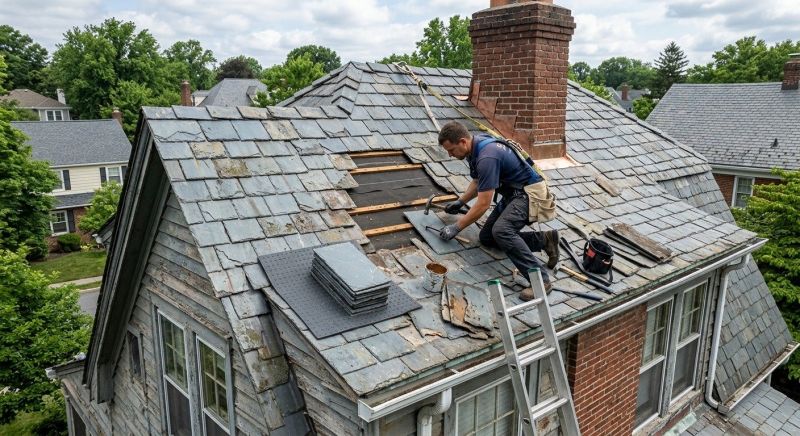Slate Shingles Repair in Mechanicsville, MD