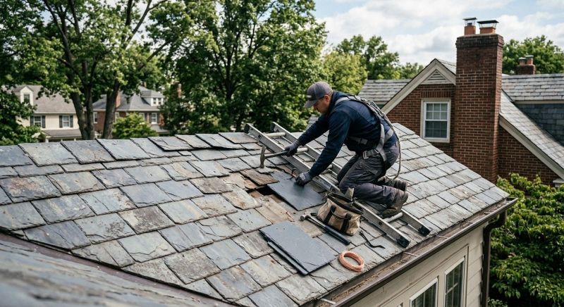 Slate Shingles Repair in Saint Inigoes, MD