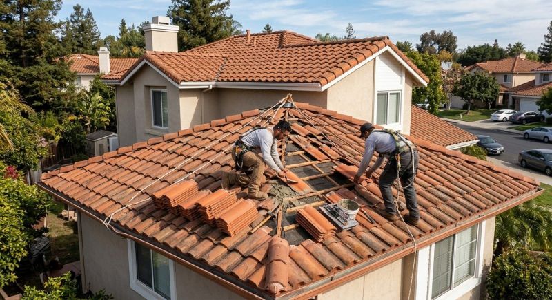 Spanish Tile Roof Repair in Leonardtown, MD
