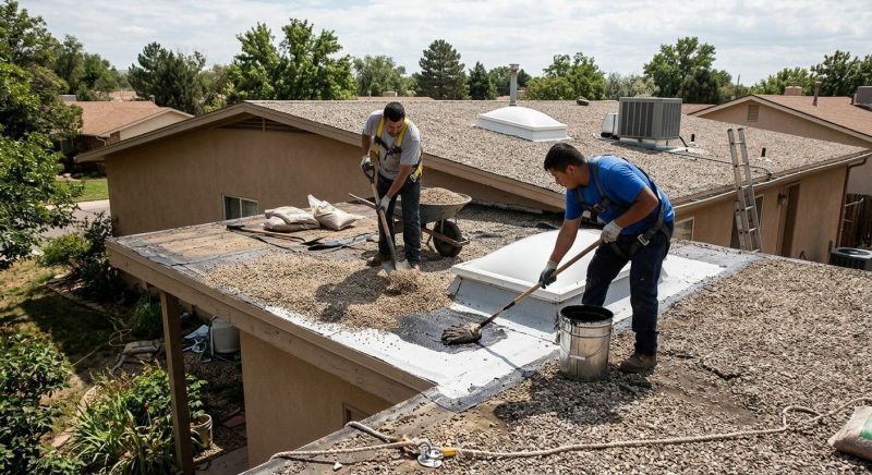 Tar And Gravel Roof Repair in Hollywood, MD